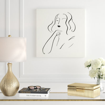 Simple Study I 1 Piece Wrapped Canvas Wall Art