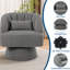 Upholstered Swivel Accent Chair-135991705