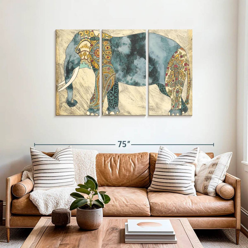 Brampt Royal Elephant, 36" H x 57" W