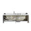 Bithlo 1730mm x 810mm Corner Whirlpool Acrylic Bathtub with Faucet