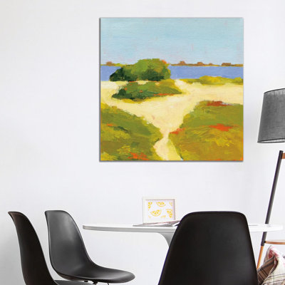 Path To The Beach by Phyllis Adams - Wrapped Canvas Painting