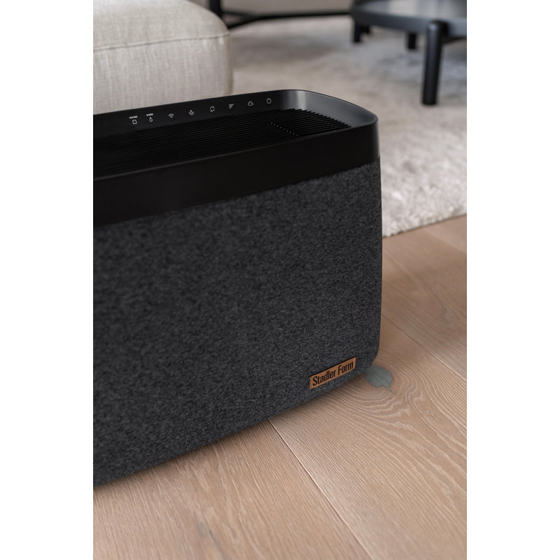 Karl Large Gray Fabric Evaporative Humidifier with Wi-Fi