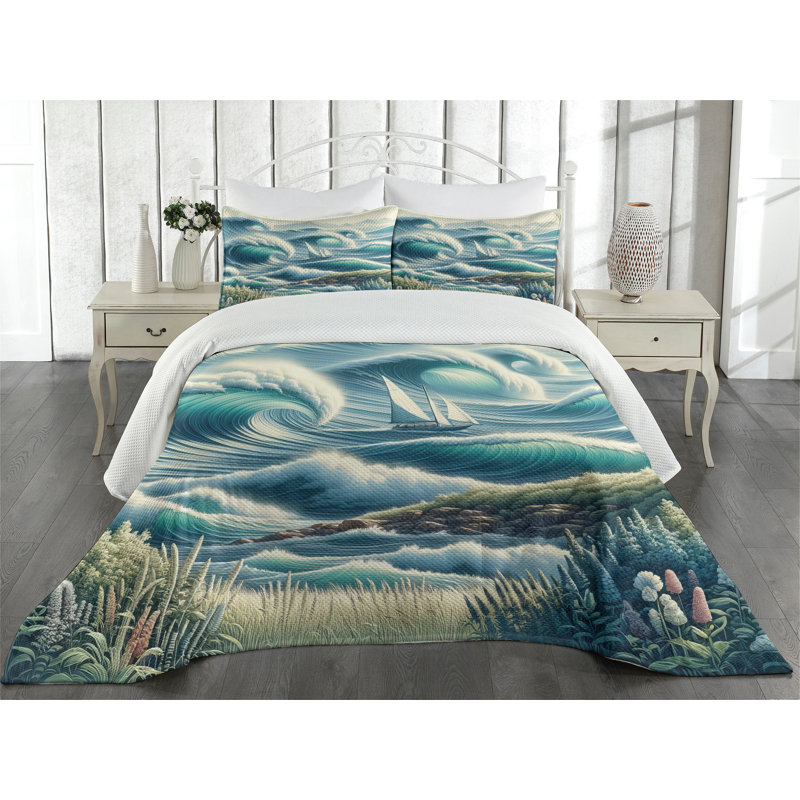 Polyester Coverlet, King Coverlet + 2 Standard Shams