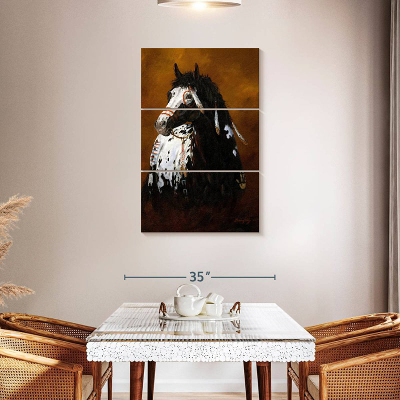 Brampt Sioux War Pony, 45" H x 28" W