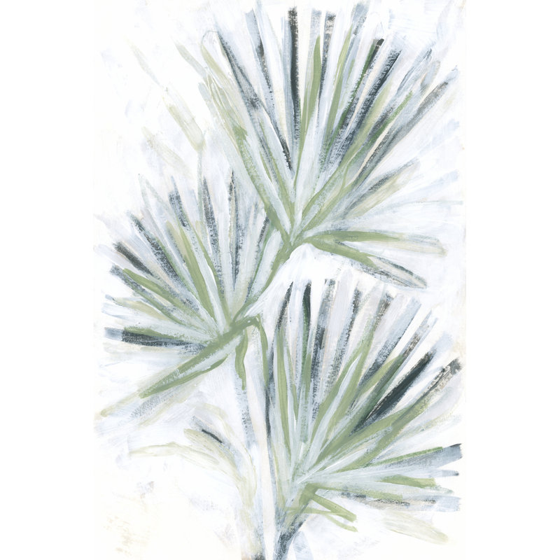 Palm Frond Fresco I by June Erica Vess - Wrapped Canvas Art Prints, 46cm H x 30cm W x 0.38cm D