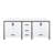 Double Bath Vanity with Quartz Top