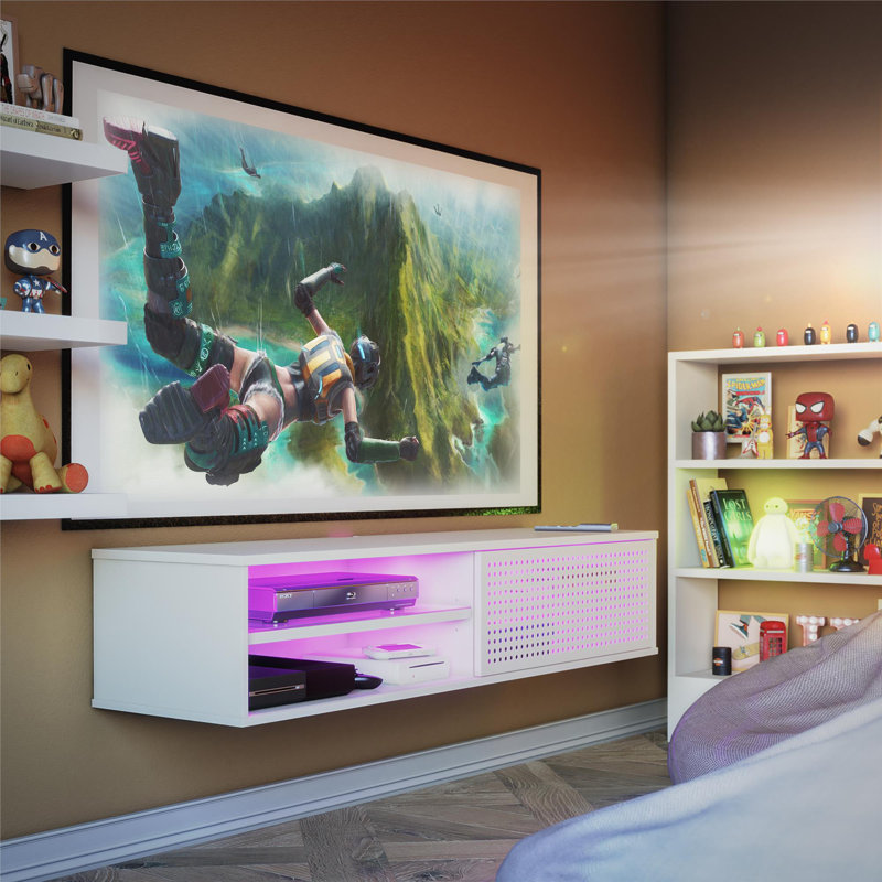 Glitch Floating TV Stand For Tvs Up To 60"