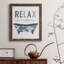 Palm Bath I - cadre photo, art textuel sur toile-1800964717-1800964719