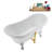 59" Streamline Clawfoot Tub,Tray,Drain, Clawfeet-101628976-102220277