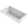 Underscore® 66" x 36" Drop In Soaking Acrylic Bathtub with Heater