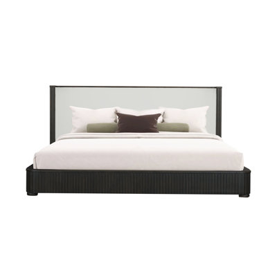 Clayten Upholstered Bed in Espresso
