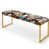 Earth Tones Marble Mosaic Elegance
