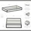Plateau rectangulaire en verre cannelé Veldra-656790024-656790025