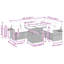 62cm Wide Patio Sofa with Cushions