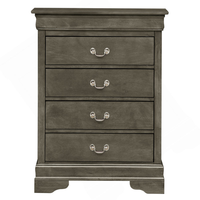 Coffre de rangement gris élégant