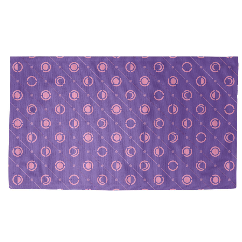 Tapis décoratif mauves Moon phases, Rectangle de 2 pi x 3 pi