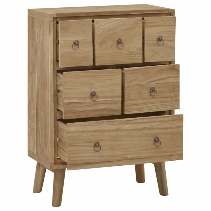Commode d'appoint en bois massif Cevera