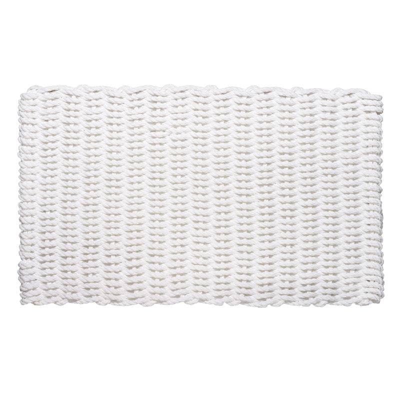 Pilibbos Doormat, Rectangle 30" x 50", White