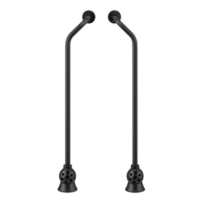 Ensemble d'alimentation de baignoire avec double tubulure décalée