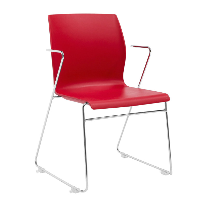 Chaise empilable Faze, Rouge