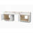 102" Double Bathroom Vanity Base Only-111666773