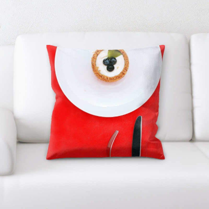 Microsuede Reversible Throw Pillow