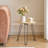 Foldable Round Coffee Table with Solid Wood Tray Top,End Table,Nightstand-218515879