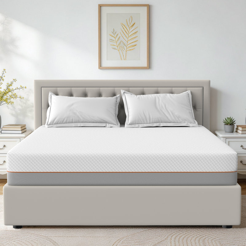 20cm Memory Foam Mattress, Medium Firm Mattress with Soft Skin-friendly Fabric for Breathable Comfort Sleep, Double (4'6)