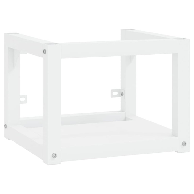 Gris 42cm Single Bathroom Vanity Base Only, White
