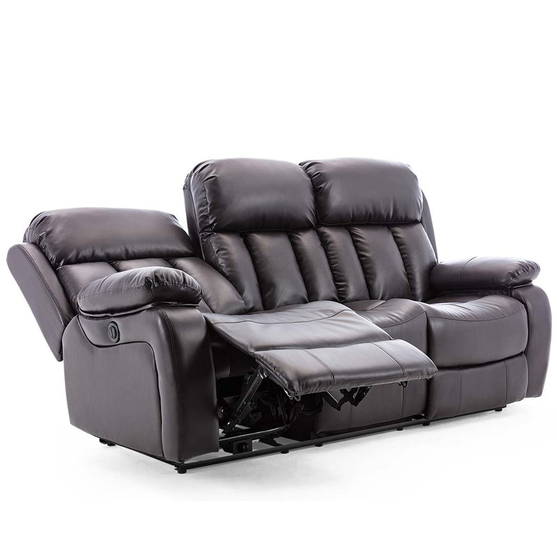 Electric Reclining Living Room Sets, Brown