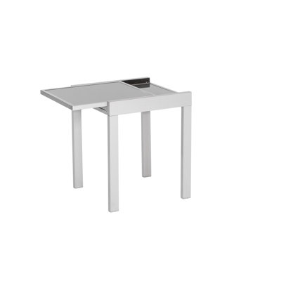 Ashmita Square Metal Outdoor Side Table , 65cm cm W 65cm cm D