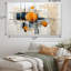«Geometric Abstraction I», reproduction d'art abstraite, 4 panneaux-105996478