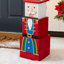 24.5"H Christmas Santa And Nutcracker Reversible Boxed Porch Decor