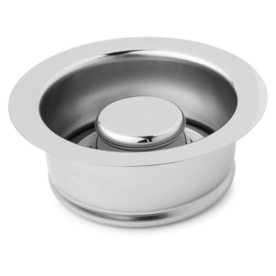 3-1/2" Brass Kitchen Garbage Disposal Flange and Stopper
