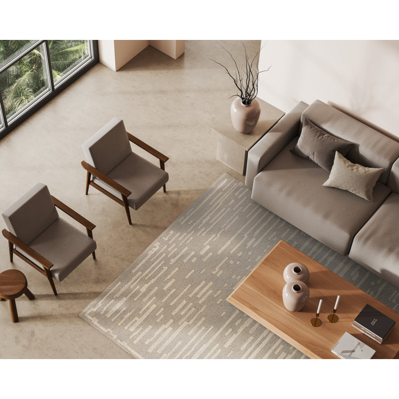 Carmel Handmade Geometric Area Rug, Rectangle 6' x 9'