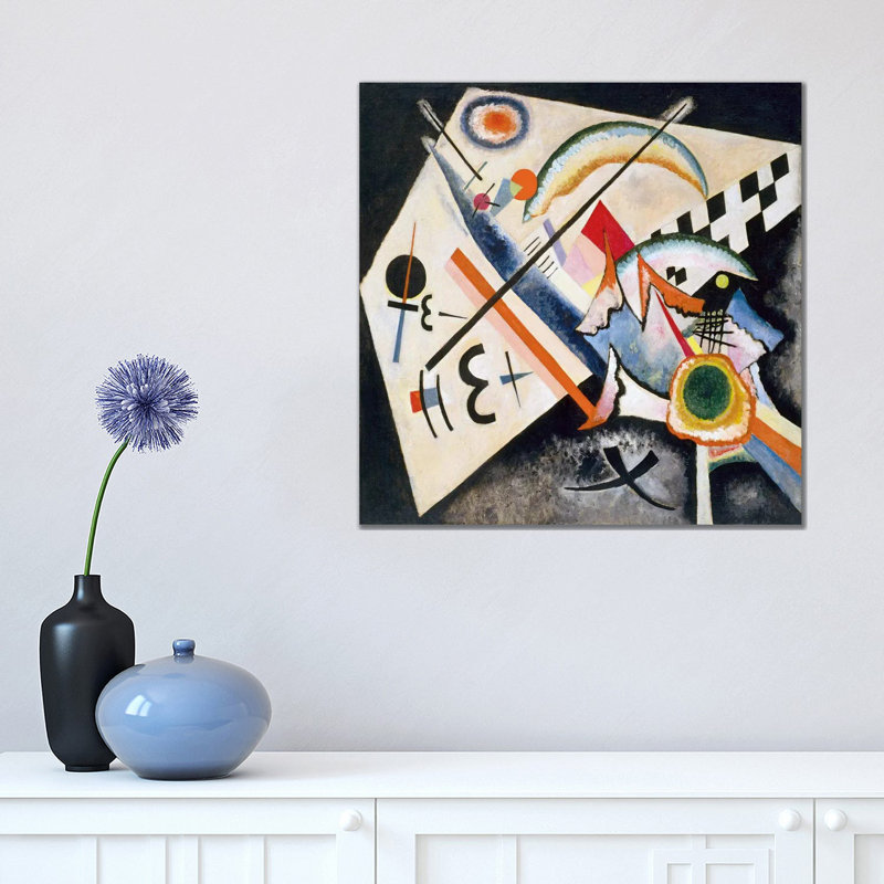 White Cross by Wassily Kandinsky - 1 Piece Wrapped Canvas Painting, 45.72 cm H x 45.72 cm W x 1.91 cm D