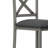 Gracie Oaks Cross Back Upholstered Dining Chair-1505396107