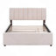 Lit plateforme tapissier Teddy