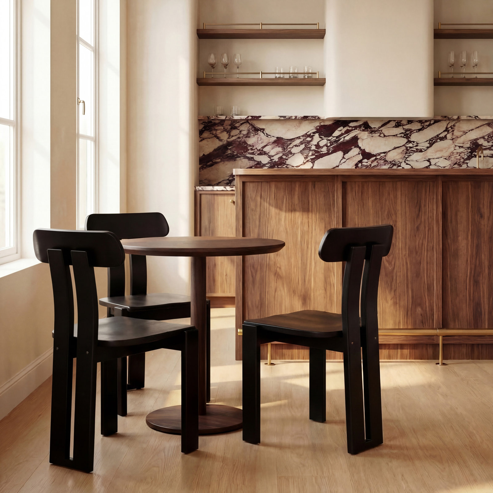 Jahmal Dining Chair, Black