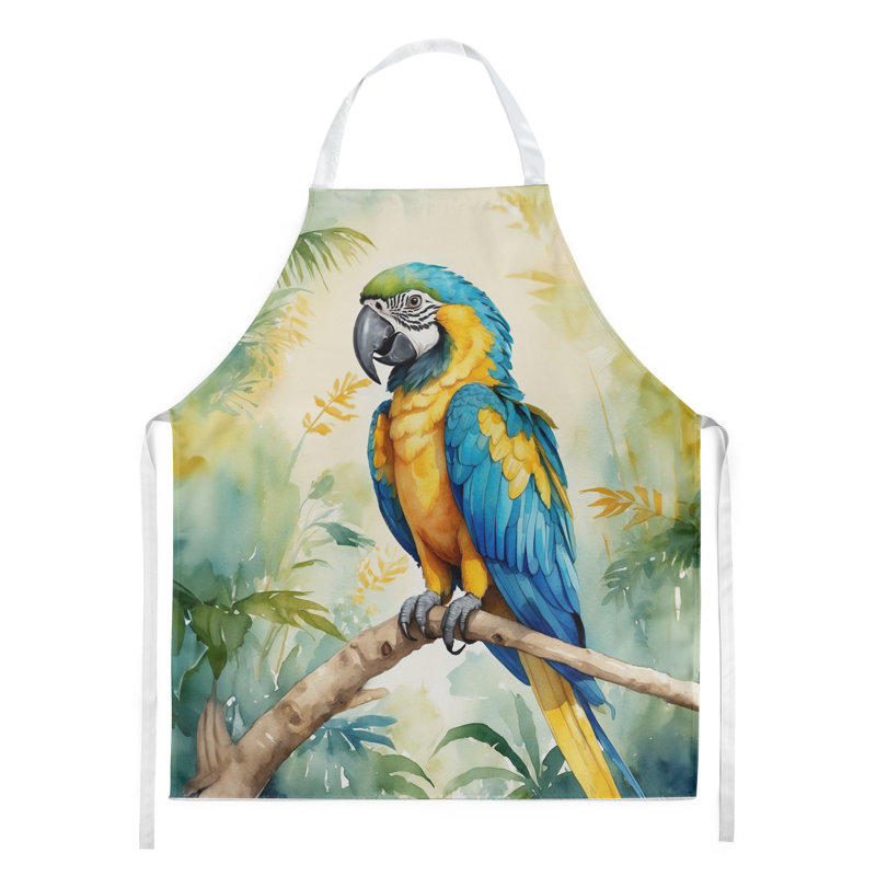 Apron, Blue and Gold Macaw
