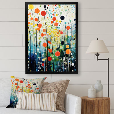 Fleurs abstraites - Art mural fleurs