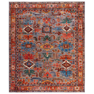 Serapi One-of-a-Kind 8' 2" X 9' 9" Hand Knotted Area Rug