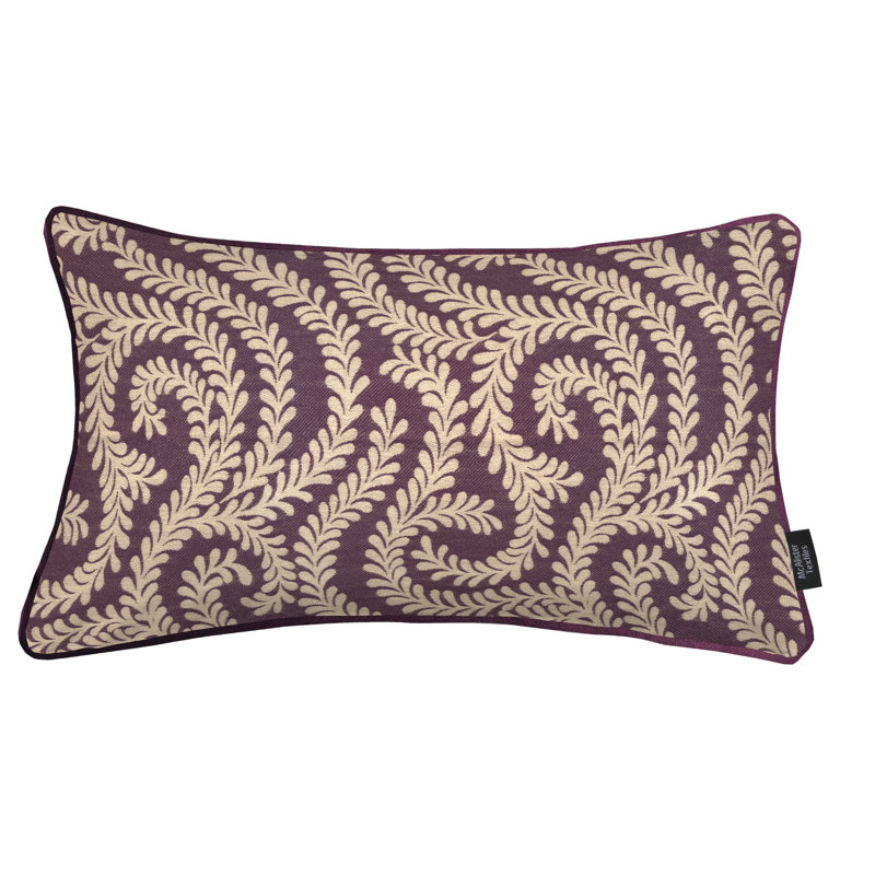 Holoman Floral Square Cushion Cover, 60 x 60cm, Aubergine