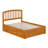 Bharmal Solid Wood Arched Slat Platform Bed with Footboard & Full Roll Out Trundle-1873105998