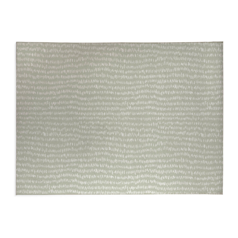 Tapis de bureau léger Crop Row, L 3 pi x L 2 pi, Vert clair