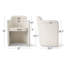 Chaise d'appoint rembourrée en tissu-261868440