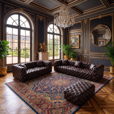 Modern Modular Sectional Sofa, Handmade Button Tufted with Pillows, Customizable for Living Room