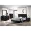 Table de chevet moderne noire et dorée pour la chambre à coucher - 2 tiroirs de rangement avec de nombreux tiroirs-22751085