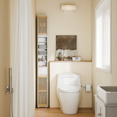 Munford Freestanding 20cm W Linen Cabinet