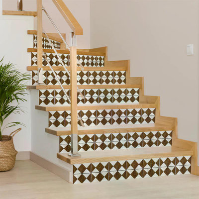 8" x 8" Vinyl Peel and Stick Mosaic Tile